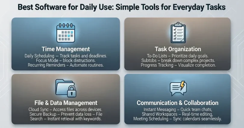 best software for daily use simple tools for everyday tasks