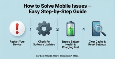 how to solve mobile issues – easy step-by-step guide