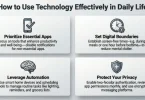 how to use technology effectively in daily life