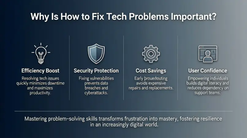 why Is how to fix tech problems important