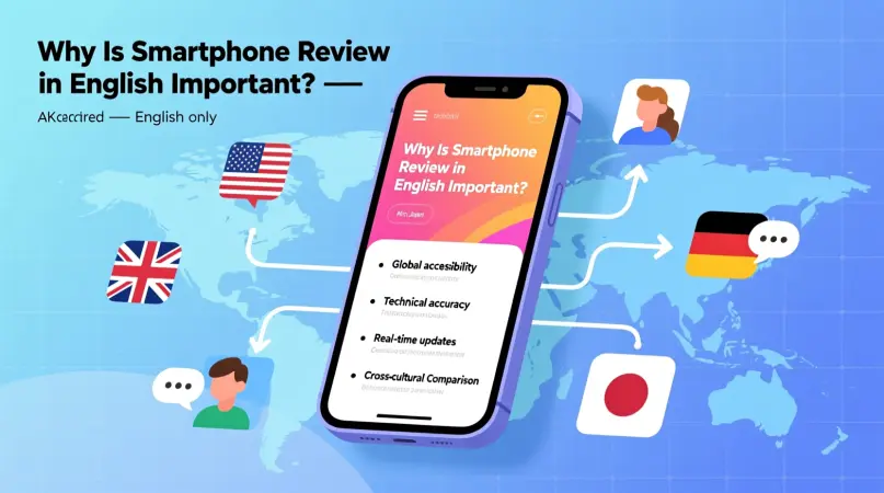 why Is smartphone review in english important