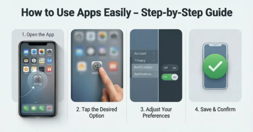 how to use apps easily – step-by-step guide